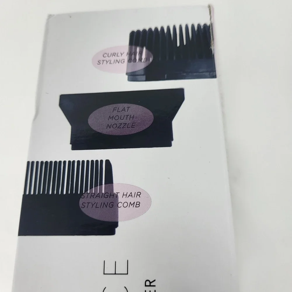 L+W BIO Opulence Lightweight Hair Dryer‎ 3 Comb Attachments